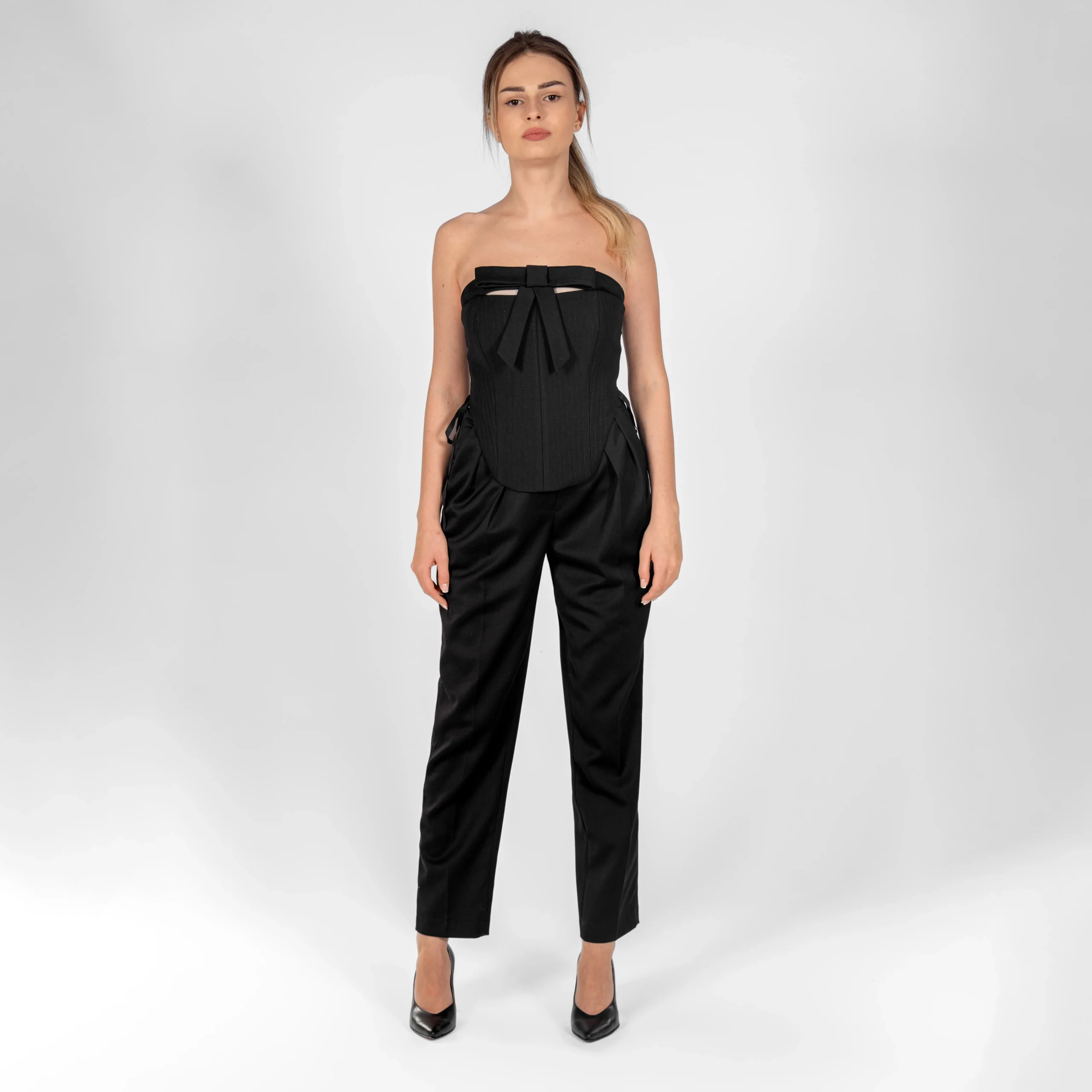 Corset Ajustabil Cu Funda Black