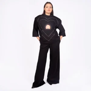 Tricou oversized accesorizat